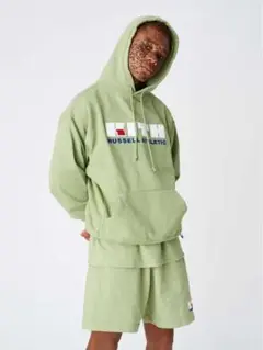 kith ✖︎ russell athletic varsityパーカー
