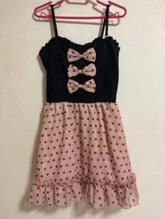 LIZ LISA TRALALA ドットワンピース 水玉ワンピ Y2K LIZ LISA TRALALA ドットワンピース 水玉ワンピ Y2K