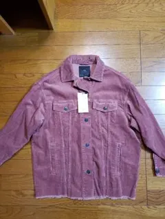 ZARA コーデュロイ バーガンディーシャツジャケット ザラ 未使用