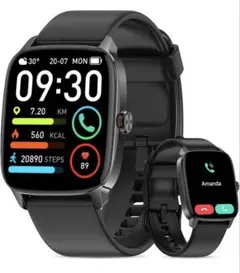 【新品】スマートウォッチ AIアシスタント搭載 1.85インチ大画面