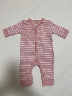 ギャップ　ロンパース　くまさん　ピンク　ボーダー