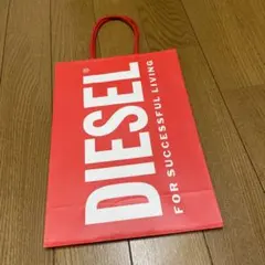 DIESEL 赤 ショッパー　小　未使用