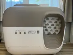 未使用】petsnowy 全自動猫用トイレ ベージュ/ホワイト - メルカリ