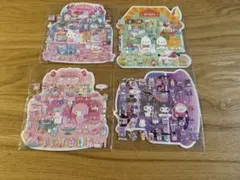 韓国限定 サンリオ マシュマロシール 4枚セット
