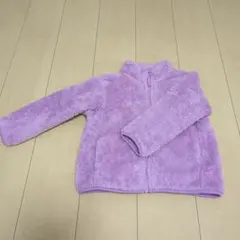 UNIQLO フリースジャケット 110サイズ パープル
