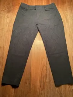 arcatere アルキャトル　ミセス　クロップドパンツ　ブラック　ジャガード