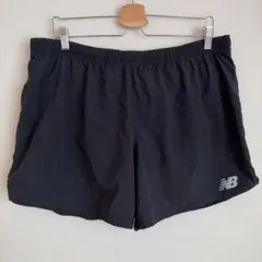 ニューバランス ランニングハーフパンツ ショート XL 黒 スポーツ