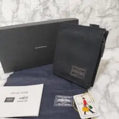 【人気✨️】PORTER 二つ折り財布 ブラック