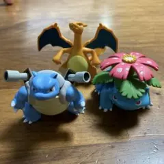 ポケモン フィギュアセット リザードン カメックス フシギバナ　3個セット
