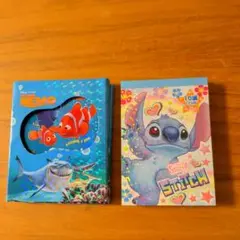 平成レトロ ファインディング・ニモ　パタパタメモとステッチメモ