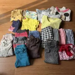 子供服 まとめ売り 23点セット80㎝ 90㎝ 登園着 ヘア着 など