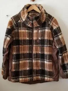 美。Field Coreユニセックスフリースチェックジャケット