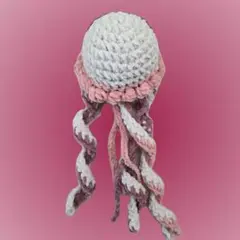あみぐるみ クラゲ ピンク