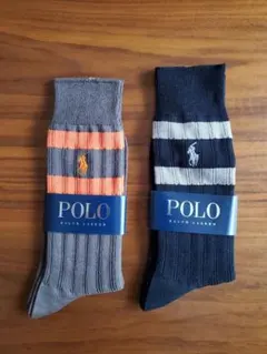 難アリ　Polo Ralph Lauren ソックス 2足セット 25-27cm