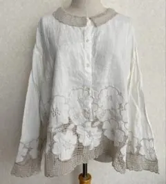 ♥みぃ様♥★ツハル　TUHARU　by SM2★人気　リネン100%刺繍ブラウス