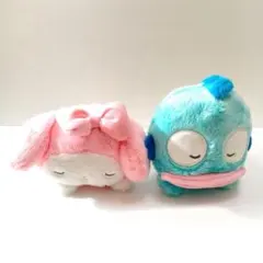 2点セット　マイメロディマスコット　ハンギョドンマスコット　ぬいぐるみ