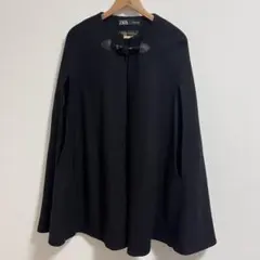 美品　希少　完売品　ザラ　MANTECO ケープコート　マント　ポンチョ　トグル