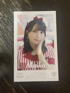 イコラブ　佐々木舞香 直筆 仲直りシュークリーム LOVE イコラブ ミニフォト vol.9 仲直りシュークリーム 佐々木