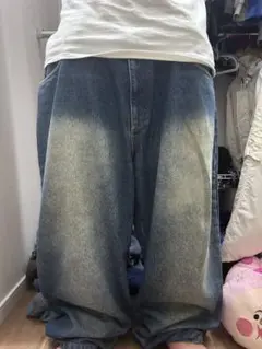 CLANG WEAR bboy b系　デニムsk8 極太　southpole似のサムネイル