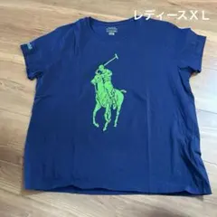 POLO RALPH LAUREN レディース　ネイビー　カットソー