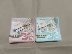 ✩.*˚新品未使用✩.*˚PAUL & JOE 花柄ハンカチ 2色セット