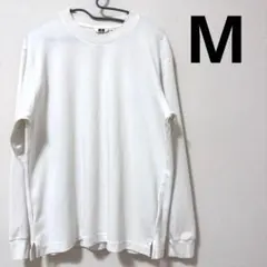 UNIQLO ユニクロ エアリズムコットンクルーネックTシャツ 白 M