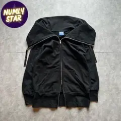 archive grunge Parka y2k black