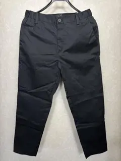 H&M スリムフィット クロップドパンツ W29 ブラック