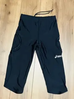 asics ランニングタイツ ブラックのサムネイル