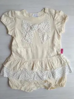 HAKKA BABY リボン付きロンパース 70のサムネイル