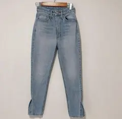 ハーリップトゥ High Rise Jeans 23 ライトブルー
