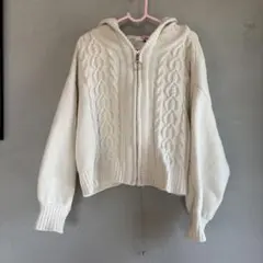 PINKlate ピンクラテ　カーディガン白　130cm 美品