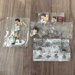 ハンターハンター ゴン プロ野球 缶バッジ アクスタ ネームプレート すわらせ隊