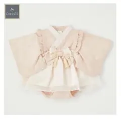 バースデイ Cottoli コトリ　袴ロンパース 80