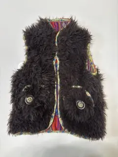 ファー素材 ベビーベスト