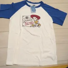 トイ・ストーリー　ピクサー　ジェシー　ラグランTシャツ　半袖　Tシャツ　青　M