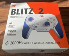 BIGBIG WON BLITZ2 コントローラー 青 カーボンフィルム版