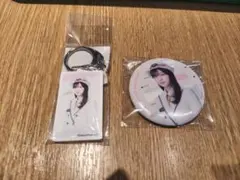 櫻坂46 JR東日本 コラボ 松本和子 駅名標風キーホルダー 缶バッジ セット