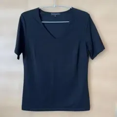 ICB ブラック Vネック 半袖 Tシャツ S 〜M(日本M)しっかりした生地のサムネイル
