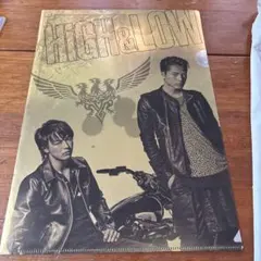 HIGH&LOW 金色クリアファイル　EXILE