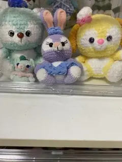 あみぐるみセット（ウサギ・犬・クマ）