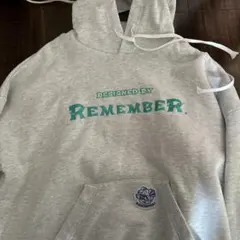 Remember. デザイン パーカー グレーのサムネイル