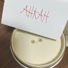 AHKAH ロマンスフラワースタッドピアス K18YGダイヤモンド 両耳用のサムネイル