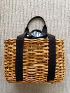 良品】eb.a.gos エバゴス タンバリン カゴバッグ 黒 Basket - メルカリ