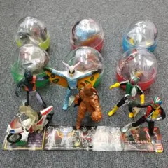 仮面ライダー HGシリーズ 9 [BANDAI:ガシャポン] 全6種コンプセット