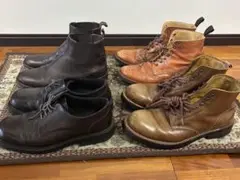 【バラ売り不可】レザーシューズ4足セット まとめ売り