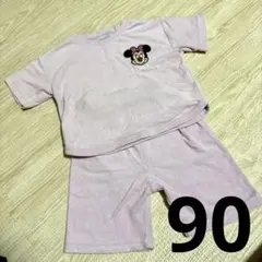 ディズニー　ミニーちゃん　セットアップ　90センチのサムネイル