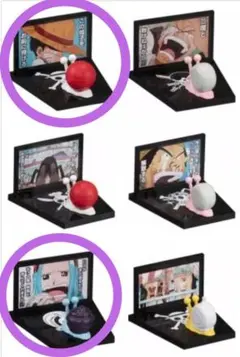ワンピース 電伝虫　名場面プロジェクター　フィギュアコレクション　ルフィ　ビビ