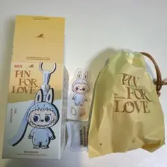 【ラブブ】POP MART PIN FOR LOVE 【D】キーホルダー