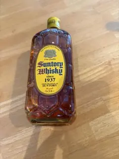未開封サントリーウイスキー　角瓶　旧ラベル　古酒 1937年